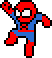 Spider Man 8bit by Magic Man/Groovy Ash, Chad, Dragon Goddess, and Matthew Claus.